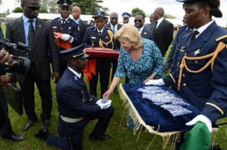 Côte d'Ivoire : La Première Dame parraine la 43ème « promotion Guillaume Soro » d'elèves officiers